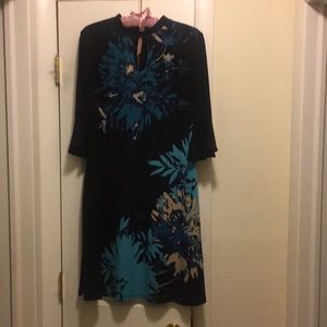 Roz and Ali Navy Floral Dress